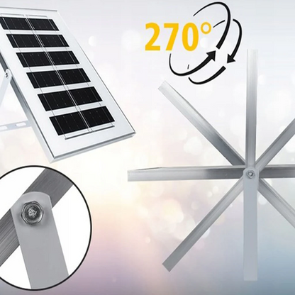 Lampă solară puternică, senzor crepuscular, telecomandă, 1000W
