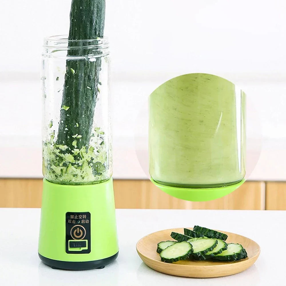 Mini blender portabil cu incarcare USB | Mixer pentru smoothie si shake | Blender electric de calatorie fara fir
