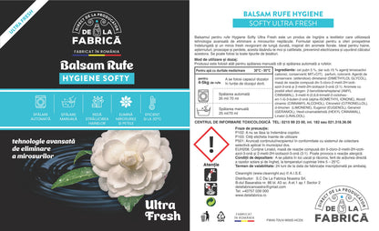 Balsam de Rufe Hygiene Softy Ultra Fresh – Extra Parfumat – DeLaFabrica
