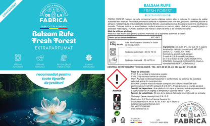 Balsam de Rufe Extra Parfumat Fresh Forest – Concentrat – DeLaFabrica 5L