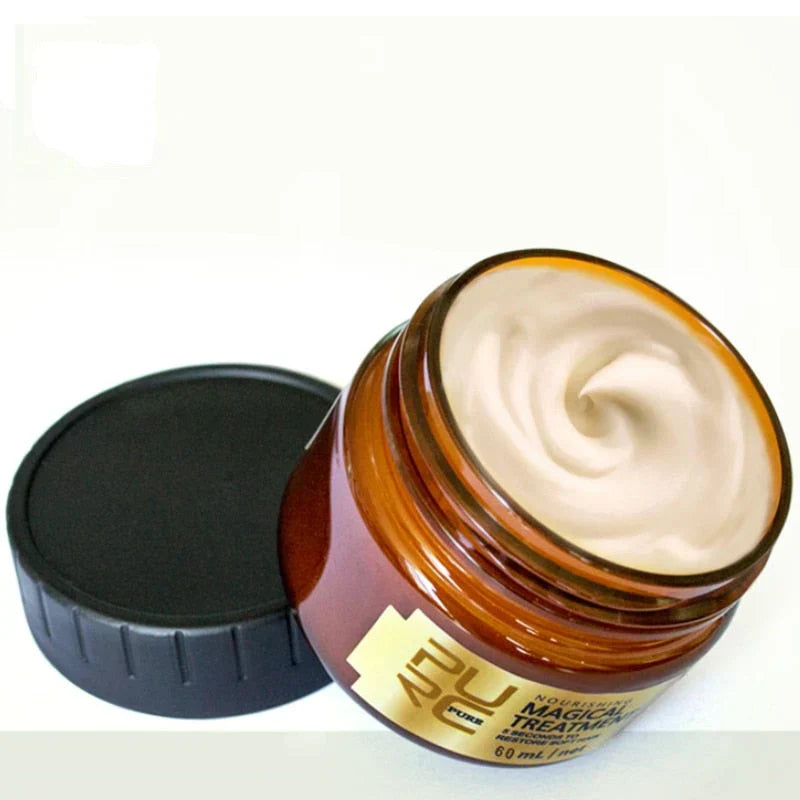 1+1 GRATIS: Masca tratament magica 60ml cu cheratina | Reparatie intensiva si restaurare par | Hidrateaza si protejeaza, pentru par sanatos si stralucitor