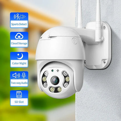 Set 4 x Camere de supraveghere SMART + 4 x Carduri Memorie 32GB+ Transport Gratuit