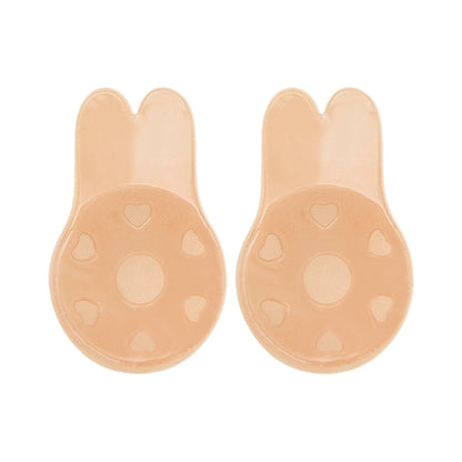 Sutien Invizibil cu Silicon Autoadeziv,  Efect de Push-Up, Fara Bretele, Reutilizabil, Liftup, Marime Universala, 10.5 cm, Bej