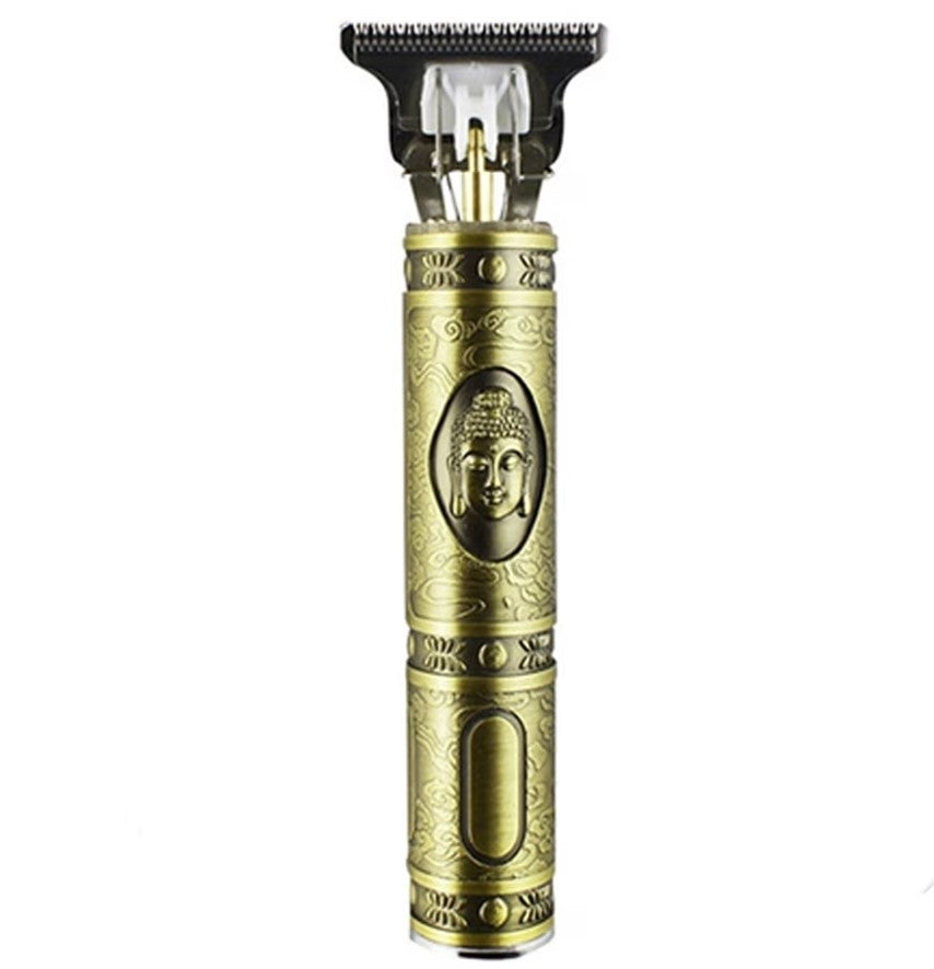 Masina de tuns cu lama tip T din otel carbon, pentru conturare, barbierit uscat, incarcare USB