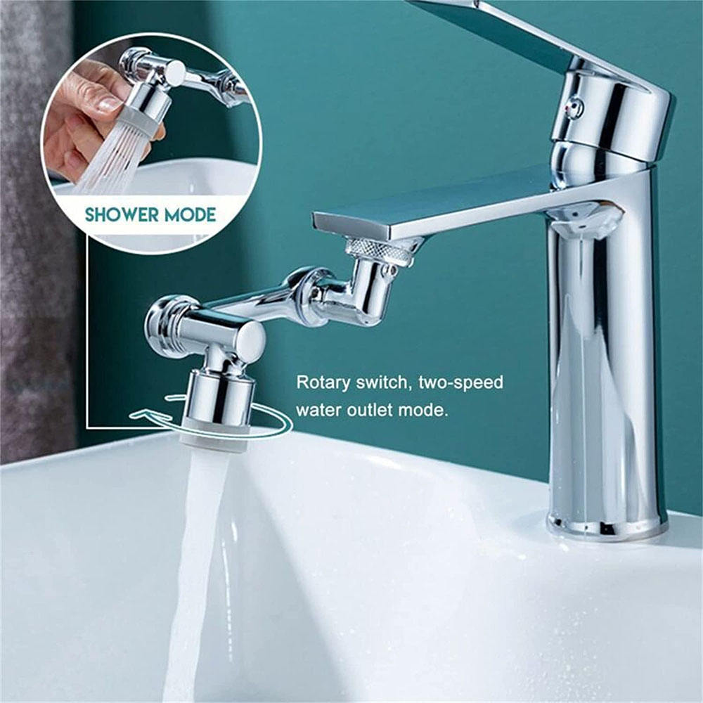 Extensor universal cu brat rotativ 180° pentru robinet