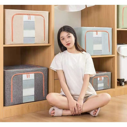 Cutii Depozitare cu Cadru Metalic 1+1 GRATUIT + CADOU SURPRIZA