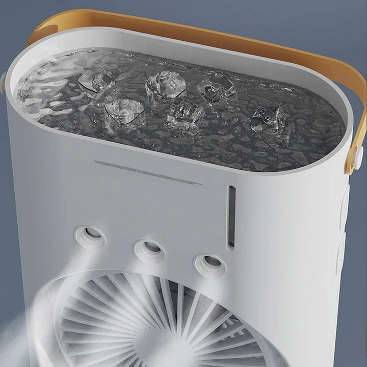 Ventilator Multifuncțional 3‑în‑1, cu Telecomandă – Design Compact și Răcire Inteligentă pentru Vară